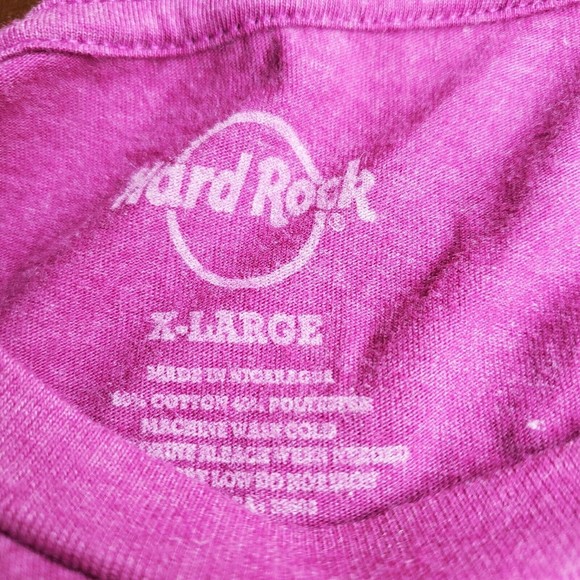 Hard Rock Cafe Atlanta Georgia XL T Shirt 25" Length 15" P2P Skyline Peaches I75 - Picture 6 of 6